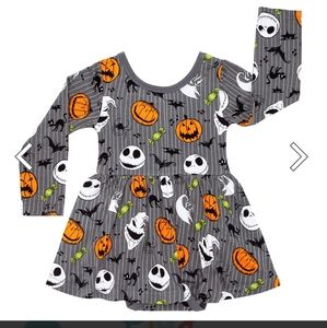 Little Sleepies Nightmare Before Christmas twirl bodysuit